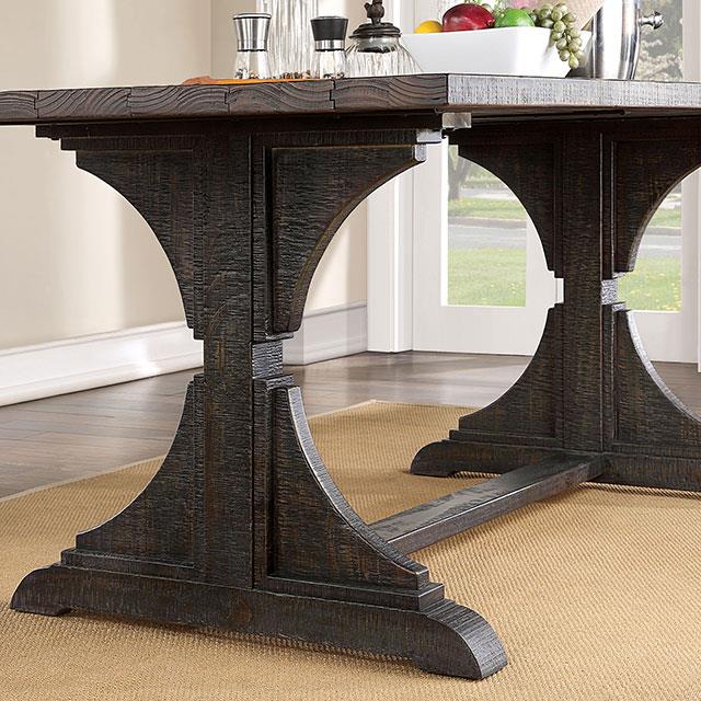 Furniture of America Leonidas Dining Table CM3389BK-T-TABLE IMAGE 3