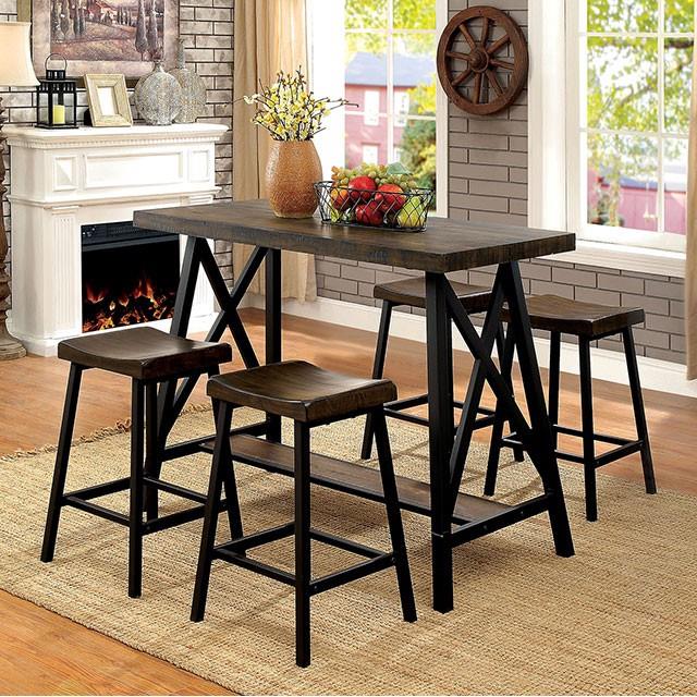 Furniture of America Lainey Counter Height Dining Table CM3415PT IMAGE 3