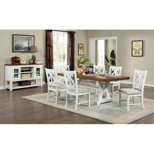 Furniture of America Auletta Dining Table CM3417T-TABLE IMAGE 2