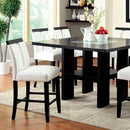 Furniture of America Square Luminar Counter Height Dining Table CM3559PT IMAGE 5