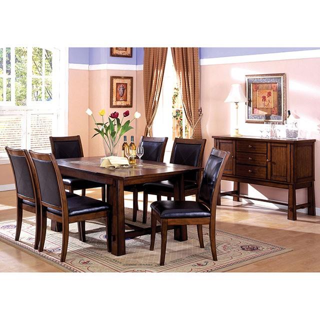 Furniture of America Living Stone Dining Table CM3590T IMAGE 2