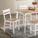 Furniture of America Debbie 5 pc Dinette CM3714NT-T-BN-5PK IMAGE 1