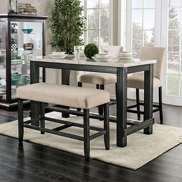 Furniture of America Brule Counter Height Dining Table CM3736PT IMAGE 1