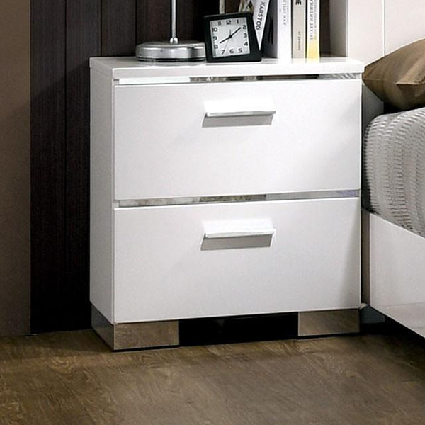 Furniture of America Carlie 2-Drawer Nightstand CM7049WH-N IMAGE 1