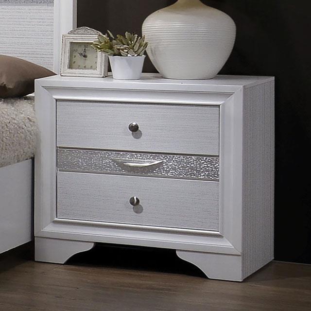 Furniture of America Chrissy 3-Drawer Nightstand CM7552N IMAGE 3