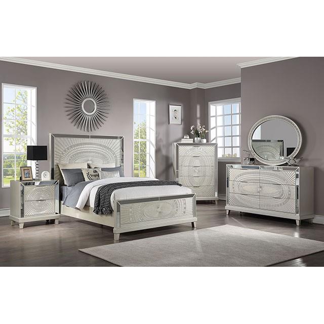 Furniture of America Valletta Queen Panel Bed FOA7157Q-BED IMAGE 2