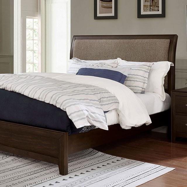 Furniture of America Jamie Queen Upholstered Panel Bed FOA7917Q-BED IMAGE 1