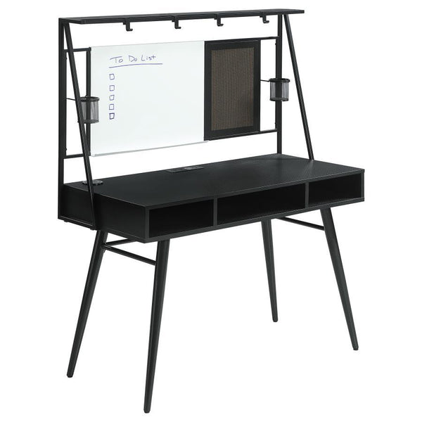 Coaster Furniture Jessie 801404 Writing Desk - Black/Gunmetal IMAGE 1