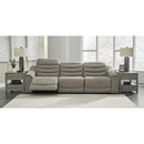 Signature Design by Ashley Next-Gen Gaucho Power Reclining Leather Look 3 pc Sectional 5850446/5850458/5850462 IMAGE 2