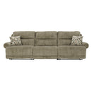 Signature Design by Ashley Lubec Reclining Fabric Sofa 8540758/8540746/8540762 IMAGE 1