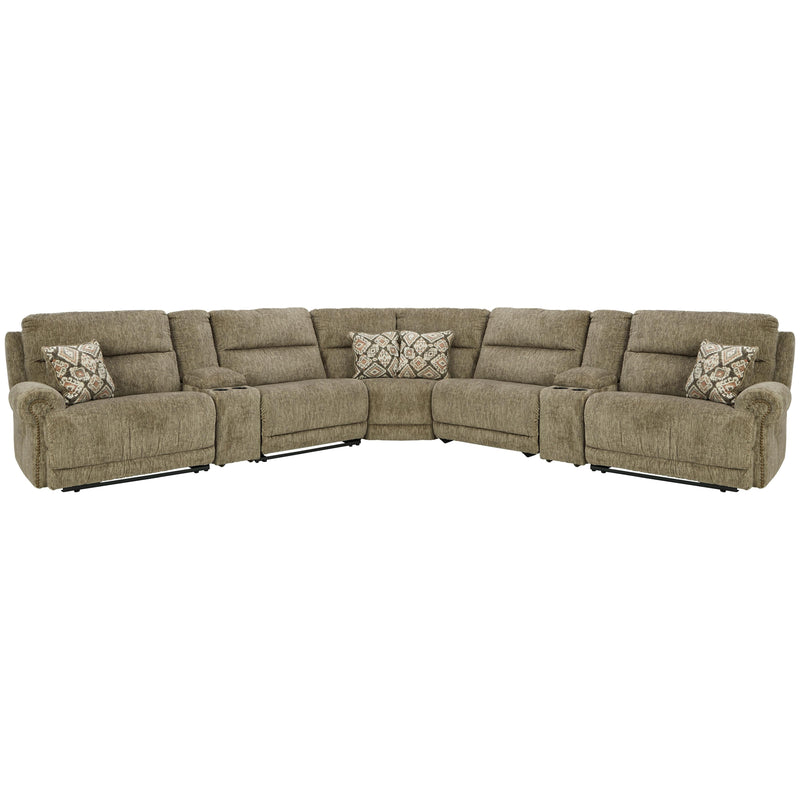 Signature Design by Ashley Lubec Power Reclining Fabric 7 pc Sectional 8540758/8540757/8540719/8540777/8540746/8540757/8540762 IMAGE 1