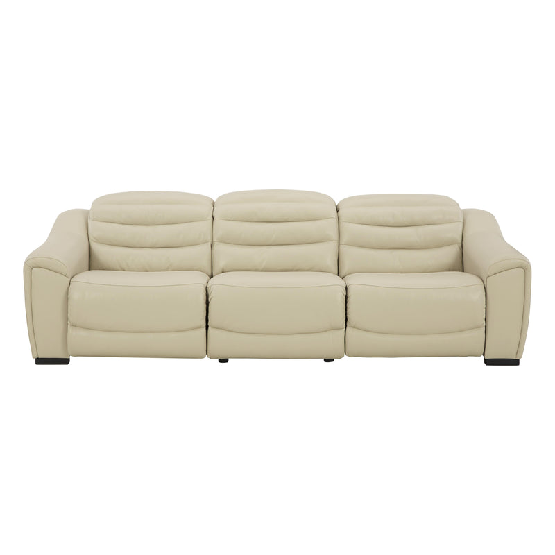 Signature Design by Ashley Center Line Power Reclining Leather Look 3 pc Sectional U6340558/U6340546/U6340562 IMAGE 1