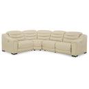 Signature Design by Ashley Center Line Power Reclining Leather Look 4 pc Sectional U6340558/U6340546/U6340577/U6340562 IMAGE 1