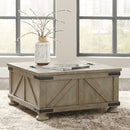 Signature Design by Ashley Aldwin T457T1 Coffee Table and 2 End Tables IMAGE 2