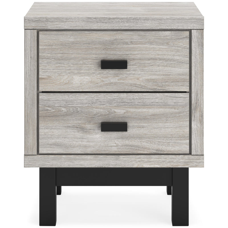  Signature Design by Ashley Vessalli B1036-92 Two Drawer Night Stand IMAGE 3