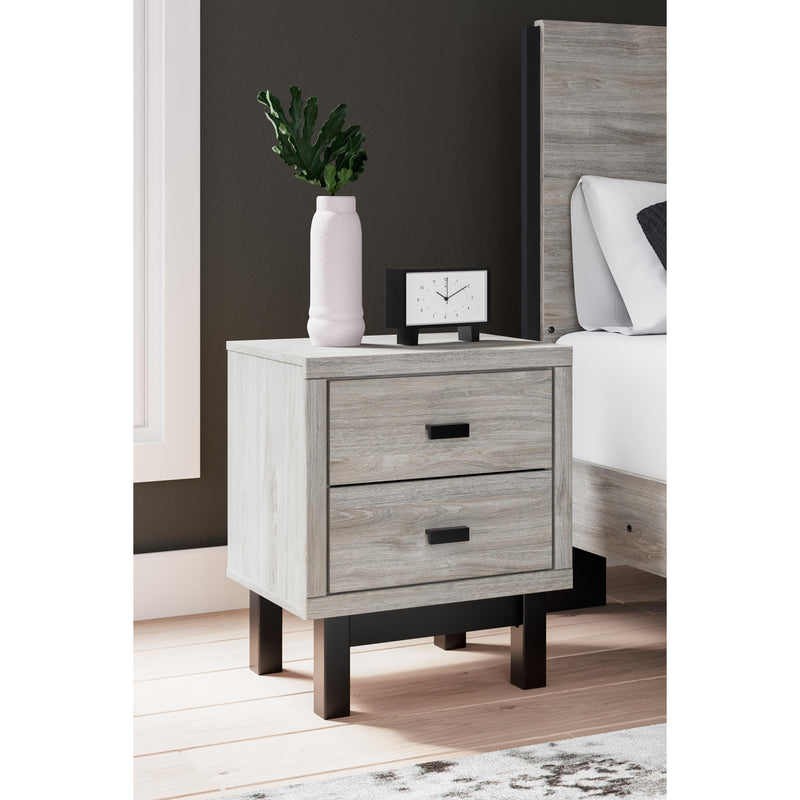  Signature Design by Ashley Vessalli B1036-92 Two Drawer Night Stand IMAGE 7