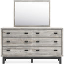 Signature Design by Ashley Vessalli B1036B1 Dresser and Mirror IMAGE 3