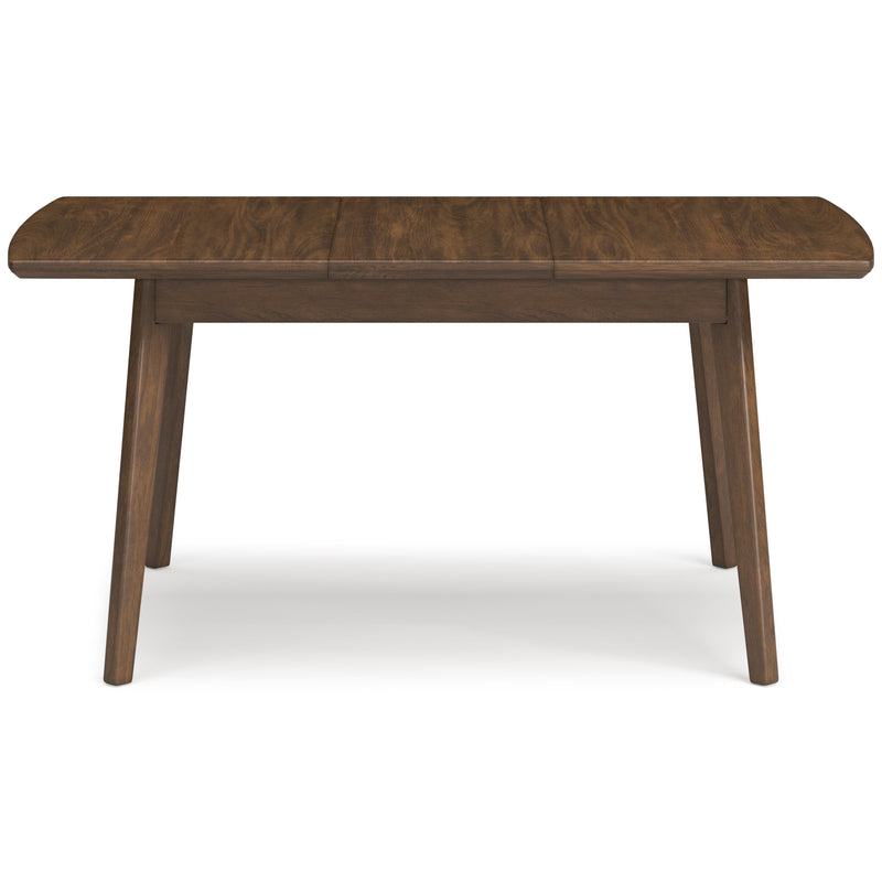Signature Design by Ashley Lyncott D615-35 Rectangular Dining Room Butterfly Extension Table IMAGE 2