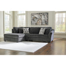 Signature Design by Ashley Biddeford 35504S3 2 pc Sleeper Sectional with Chaise IMAGE 2
