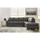 Signature Design by Ashley Valderno 47804S1 2 pc Sectional with Chaise IMAGE 4
