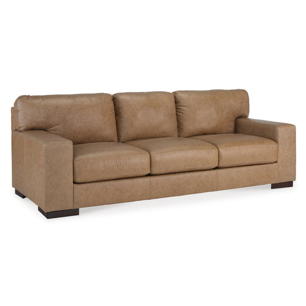 Signature Design by Ashley Lombardia Stationary Leather Match Sofa 5730238 IMAGE 1