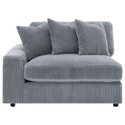  Coaster Furniture Blaine 509900 Upholstered Reversible Chaise Sectional Sofa - Fog IMAGE 15