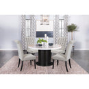 Coaster Furniture Alana 115182 Velvet Upholstered Dining Side Chair - Sand (Set of 2) IMAGE 9