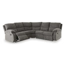 Signature Design by Ashley Museum 81807S2 2 pc Reclining Sectional IMAGE 1