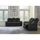 Signature Design by Ashley Caveman Den 9070318 Power Reclining Loveseat with Console and Adjustable Headrest IMAGE 12