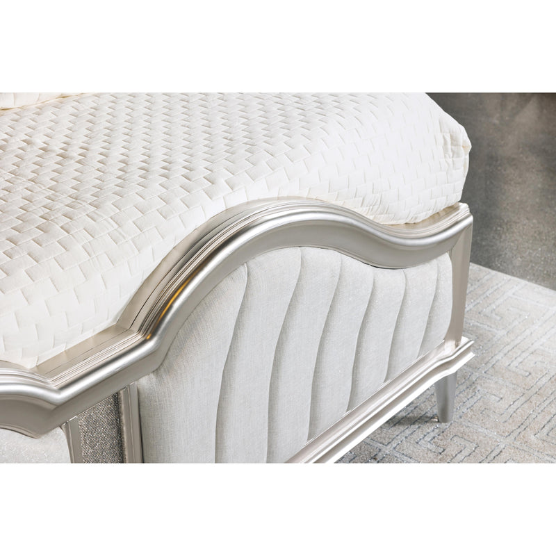  Coaster Furniture Evangeline 223391KE Wood Eastern King LED Panel Bed - Silver Oak IMAGE 10