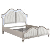  Coaster Furniture Evangeline 223391KW Wood California King LED Panel Bed - Silver Oak IMAGE 5