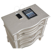  Coaster Furniture Evangeline 223392 3-Drawer Nightstand - Silver Oak IMAGE 13