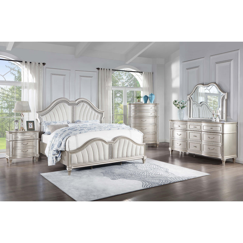  Coaster Furniture Evangeline 223395 6-Drawer Bedroom Chest - Silver Oak IMAGE 10