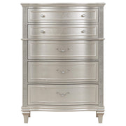  Coaster Furniture Evangeline 223395 6-Drawer Bedroom Chest - Silver Oak IMAGE 2