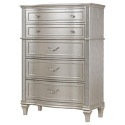  Coaster Furniture Evangeline 223395 6-Drawer Bedroom Chest - Silver Oak IMAGE 3