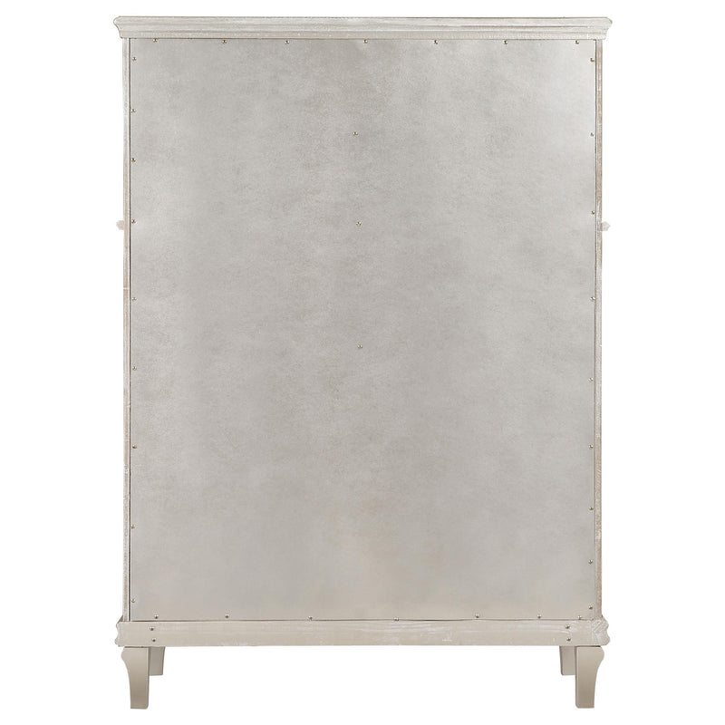  Coaster Furniture Evangeline 223395 6-Drawer Bedroom Chest - Silver Oak IMAGE 6