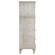  Coaster Furniture Evangeline 223395 6-Drawer Bedroom Chest - Silver Oak IMAGE 8