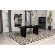  Coaster Furniture Catherine 106251 Rectangular 84-inch Wood Dining Table - Black IMAGE 7