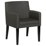  Coaster Furniture Catherine 106252 Upholstered Dining Arm Chair - Grey IMAGE 1