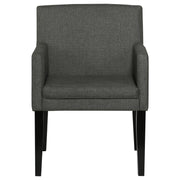  Coaster Furniture Catherine 106252 Upholstered Dining Arm Chair - Grey IMAGE 3