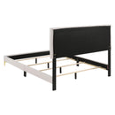  Coaster Furniture Kendall 224401KE Upholstered Eastern King Panel Bed - White IMAGE 4