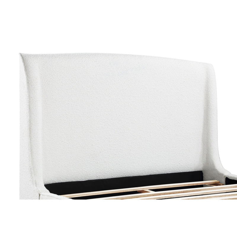  Coaster Furniture Mosby 306020KE Upholstered Eastern King Wingback Bed - Snow IMAGE 12