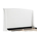  Coaster Furniture Mosby 306020Q Upholstered Queen Wingback Bed - Snow IMAGE 12