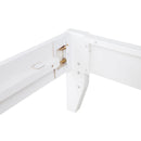 Coaster Furniture Hounslow 306128F Full Universal Platform Bed - White IMAGE 7