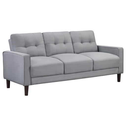  Coaster Furniture Bowen 506781 Upholstered Track Arm Tufted Sofa - Grey IMAGE 1