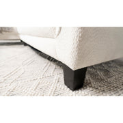  Coaster Furniture Caspian 509550 Upholstered Curved Arm Chaise Sectional Sofa - White IMAGE 17