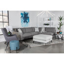  Coaster Furniture Clint 509807 Square Upholstered Tufted Storage - Ottoman Aloe IMAGE 2