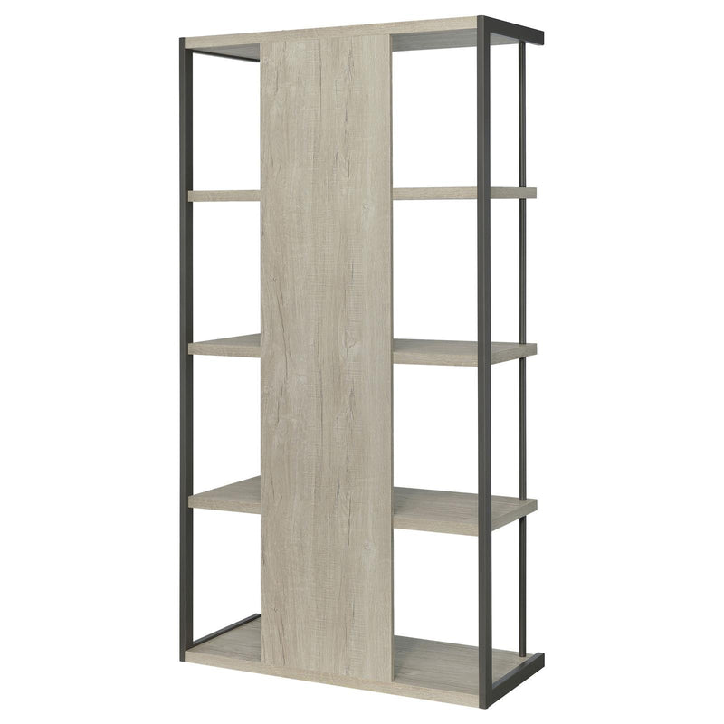 Coaster Furniture Loomis 805884 4-shelf Bookcase - Whitewashed Grey IMAGE 8