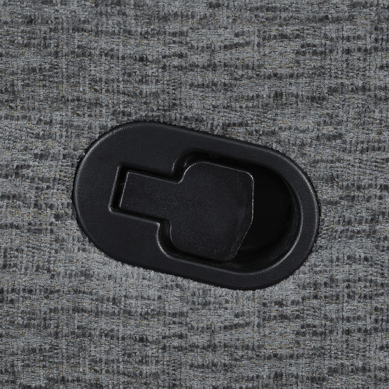  Coaster Furniture Bahrain 609542 Upholstered Motion Loveseat - Charcoal IMAGE 13