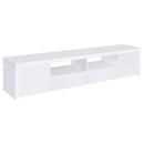 Coaster Furniture Jude 704262 TV Stand - High Gloss White IMAGE 7